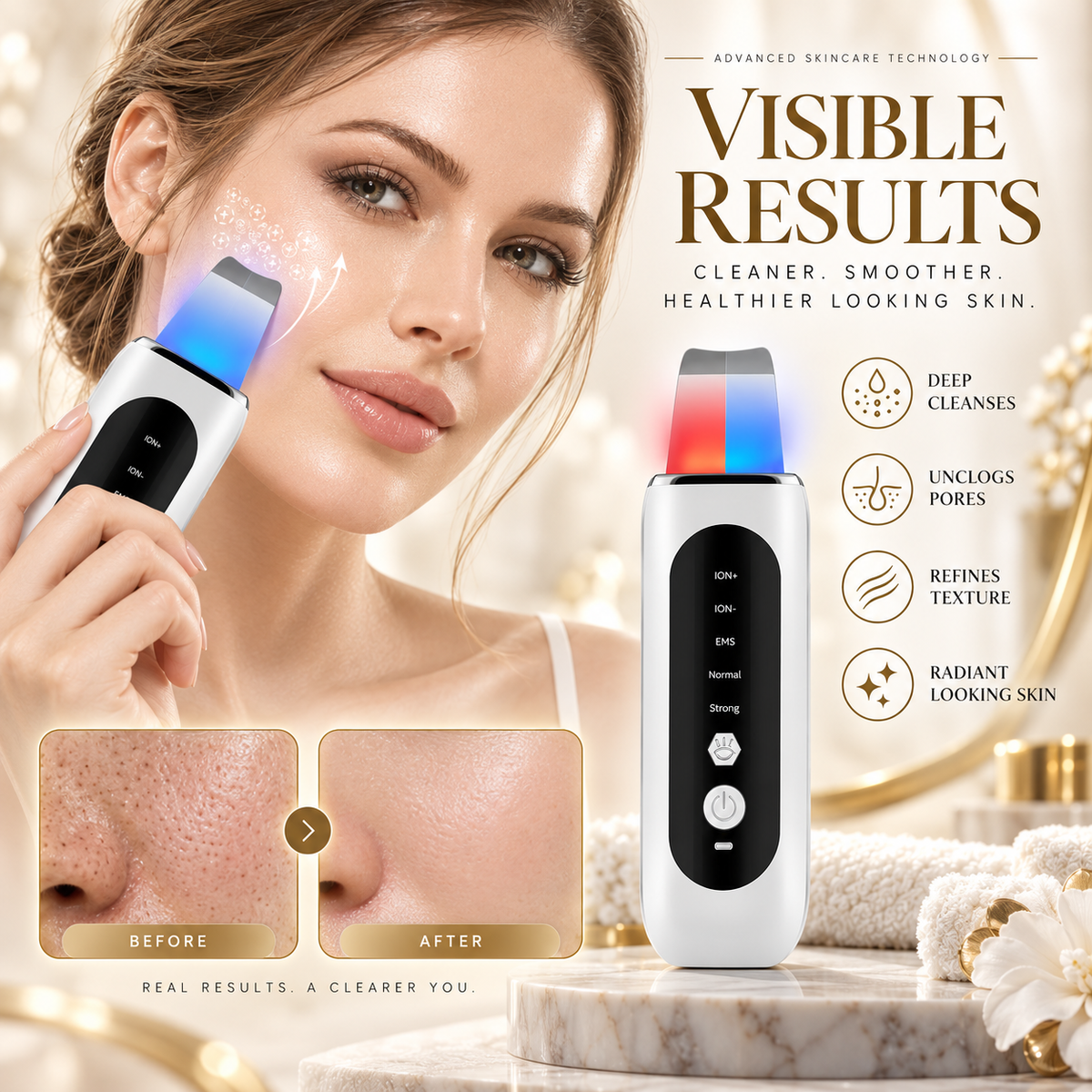 Ultrasonic Skin Scrubber