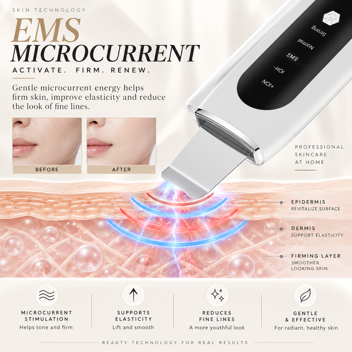 Ultrasonic Skin Scrubber